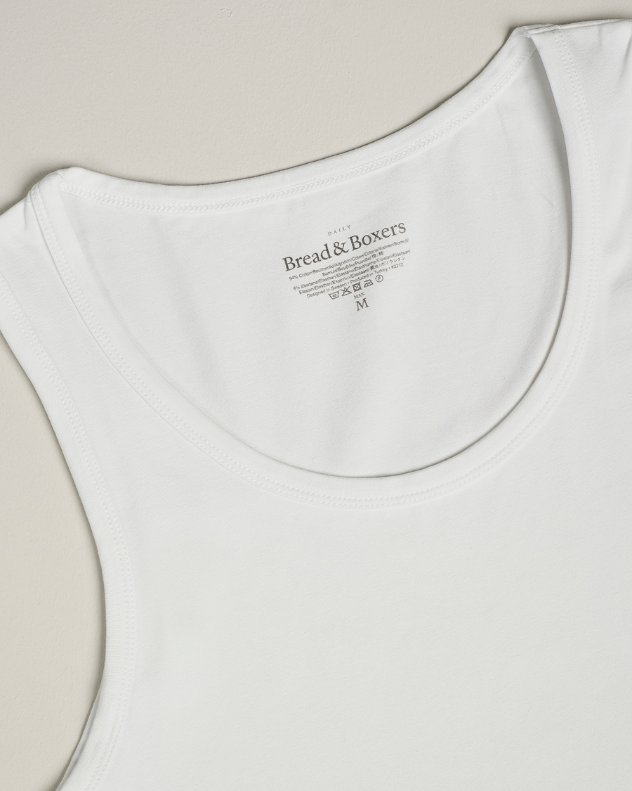 Hombres | Camisetas | Bread & Boxers | 2-Pack Tank Top White