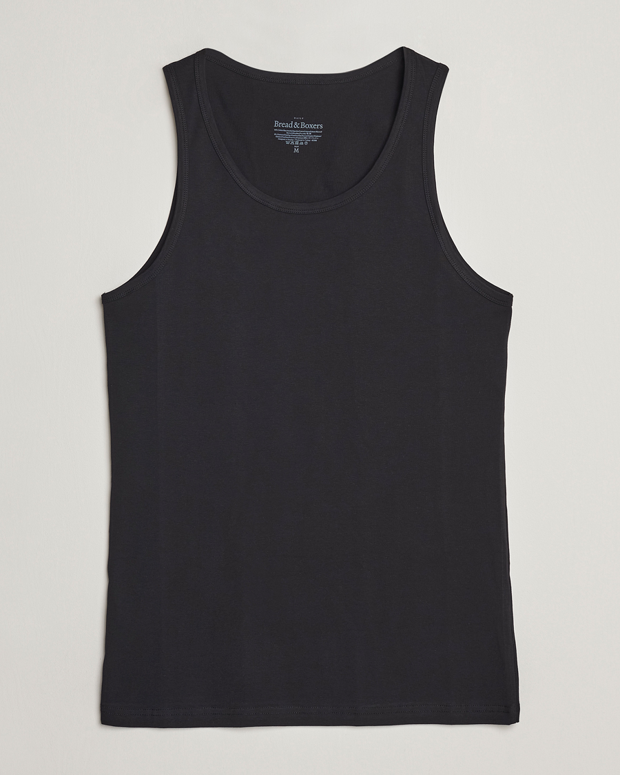Hombres | Camisetas | Bread & Boxers | 2-Pack Tank Top Black