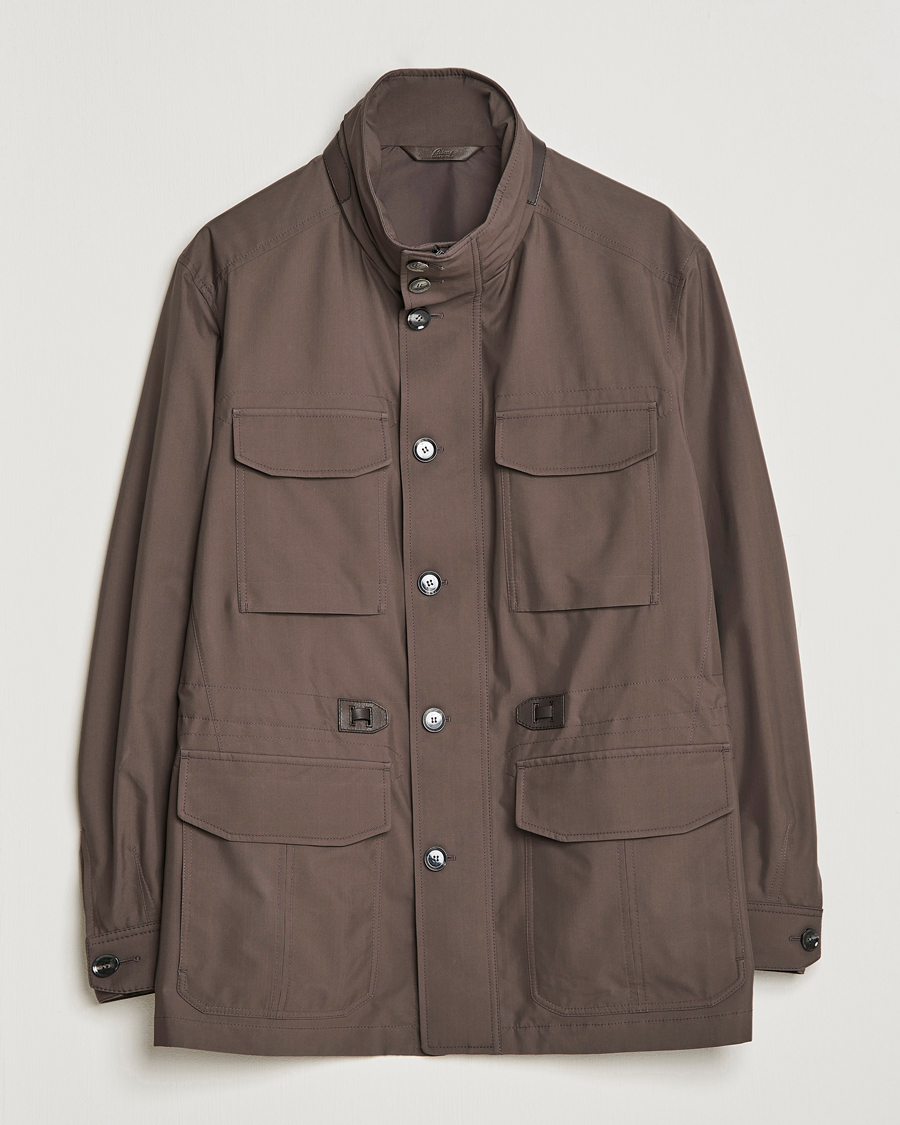 Hombres | Abrigos y chaquetas | Brioni | Performa Silk Field Jacket Olive