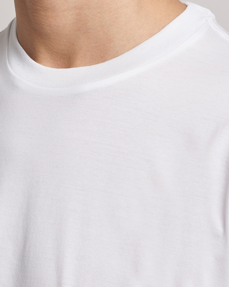 Hombres | Camisetas | Brioni | Short Sleeve Cotton T-Shirt White