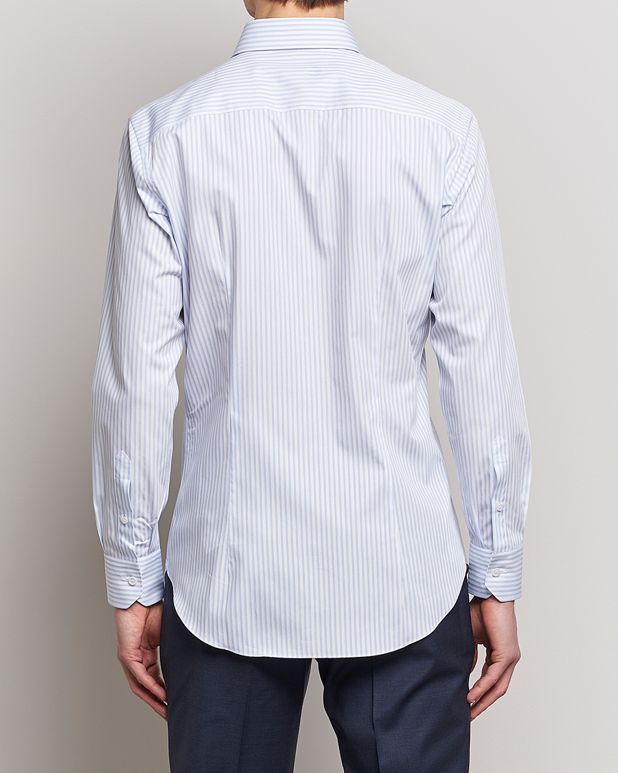 Hombres | Camisas | Brioni | Slim Fit Dress Shirt Light Blue Stripe