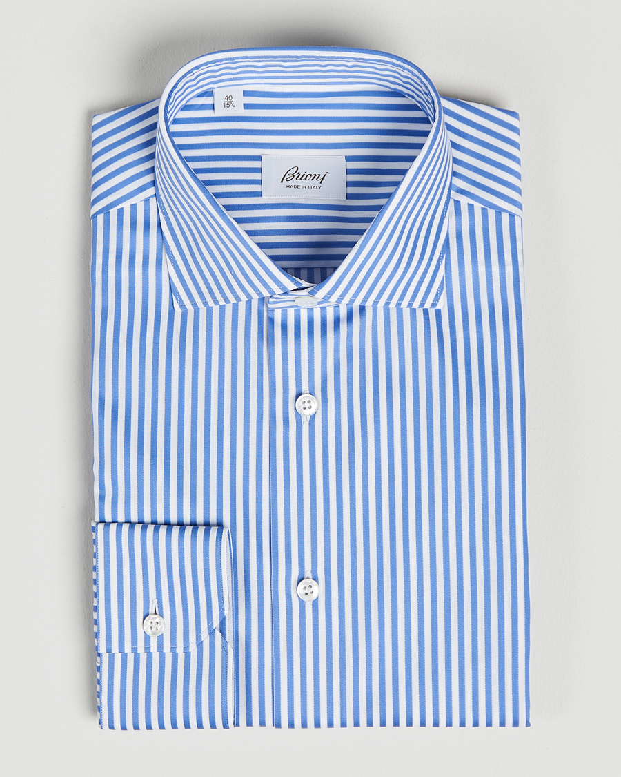 Hombres | Camisas | Brioni | Slim Fit Dress Shirt Candy Stripe