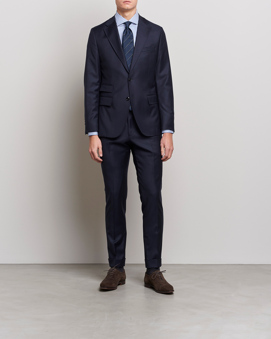 Hombres | Camisas | Brioni | Slim Fit Dress Shirt Candy Stripe