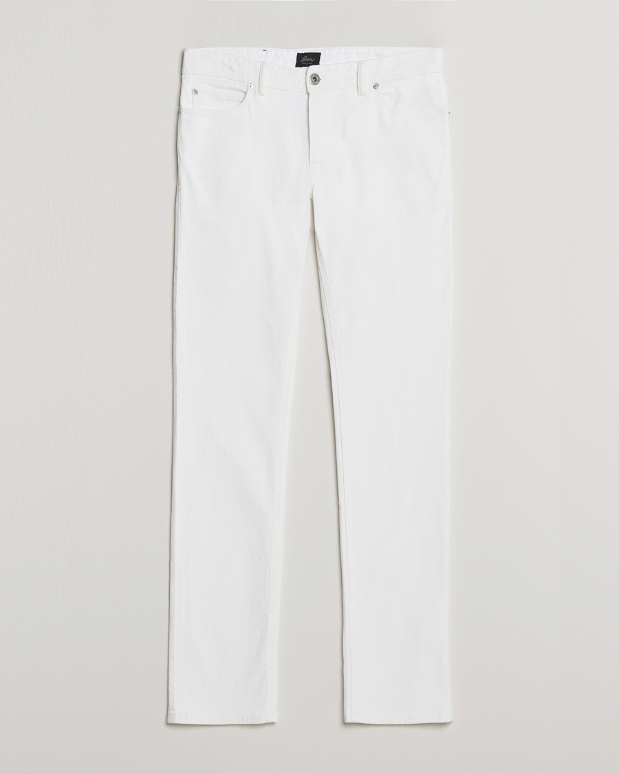 Hombres | Pantalones | Brioni | Slim Fit 5-Pocket Pants White