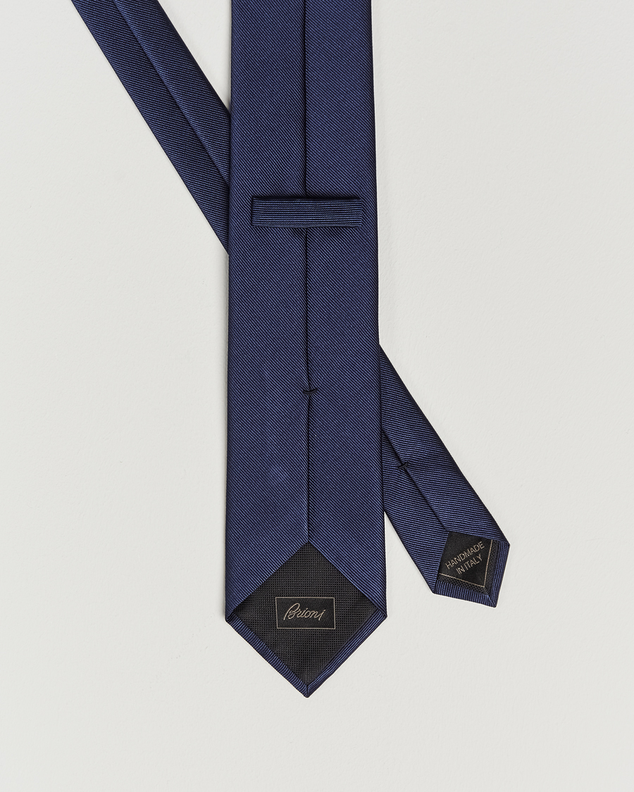 Hombres | Brioni Testimonial Jacquard Silk Tie Navy | Brioni | Testimonial Jacquard Silk Tie Navy