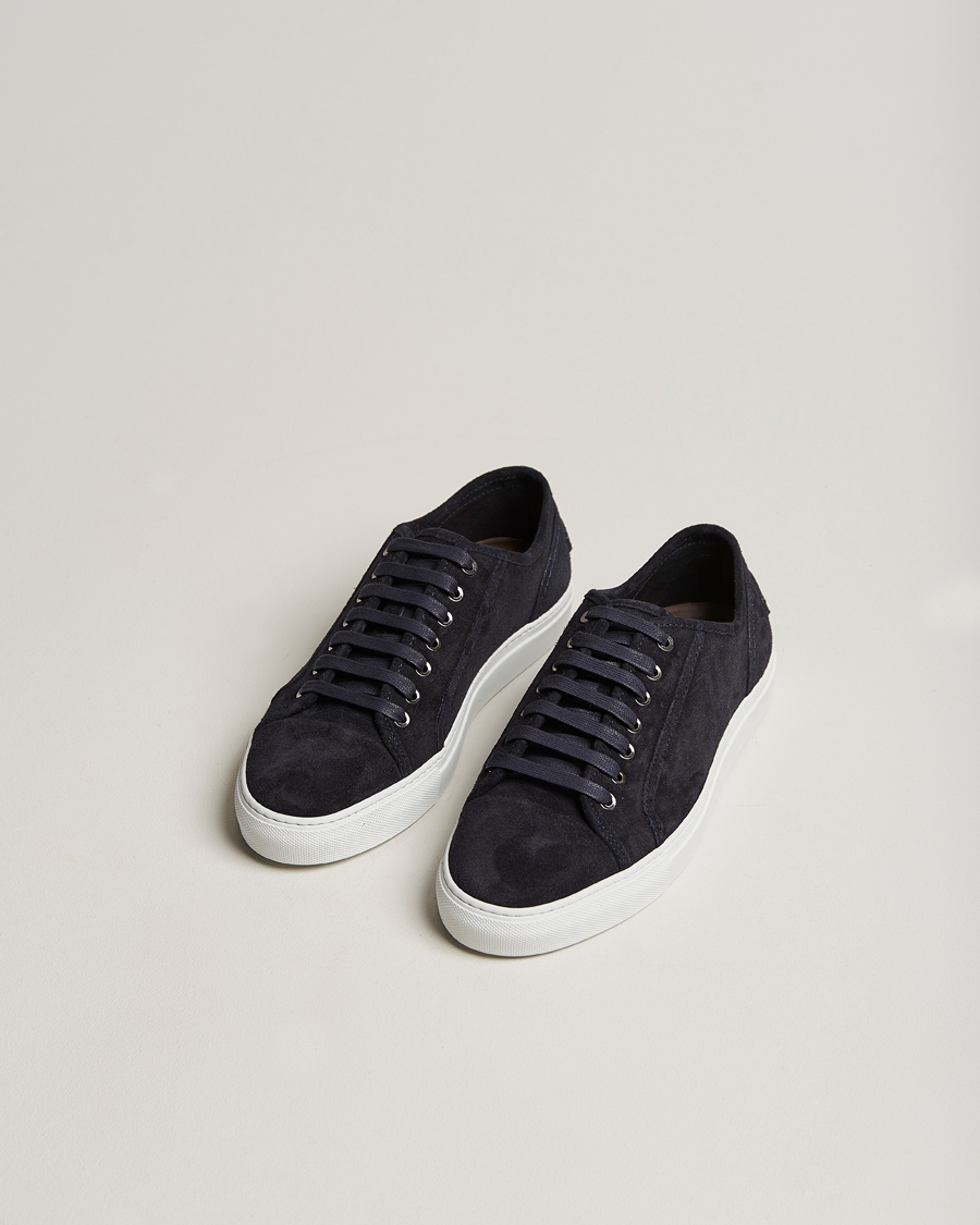 Hombres | Brioni Casetta Suede Sneakers Navy | Brioni | Casetta Suede Sneakers Navy