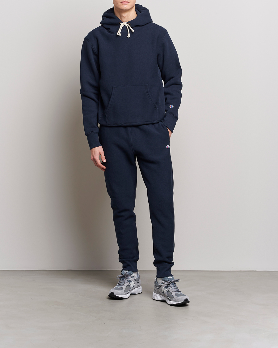 Hombres | Pantalones | Champion | Reverse Weave Soft Fleece Sweatpants Navy