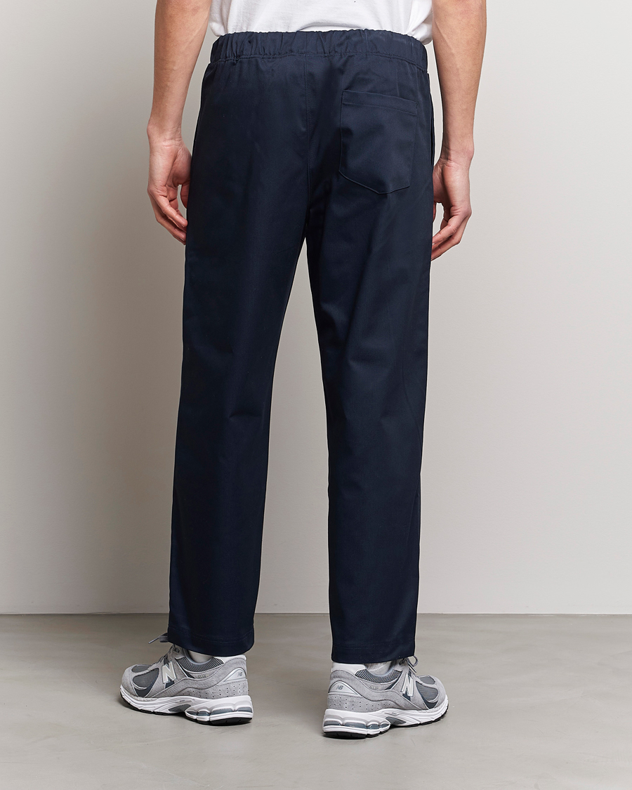 Hombres | Pantalones | Champion | Straight Fit Twill Drawstring Pants Navy