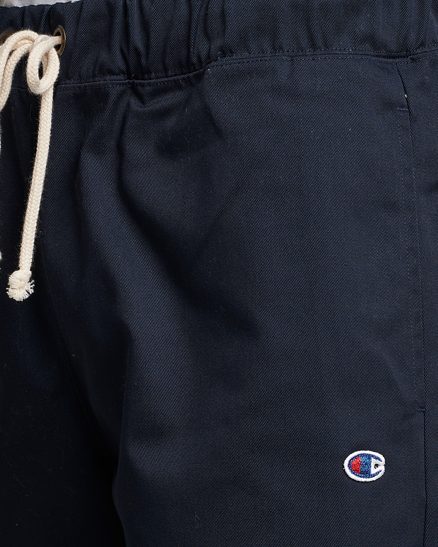 Hombres | Pantalones | Champion | Straight Fit Twill Drawstring Pants Navy