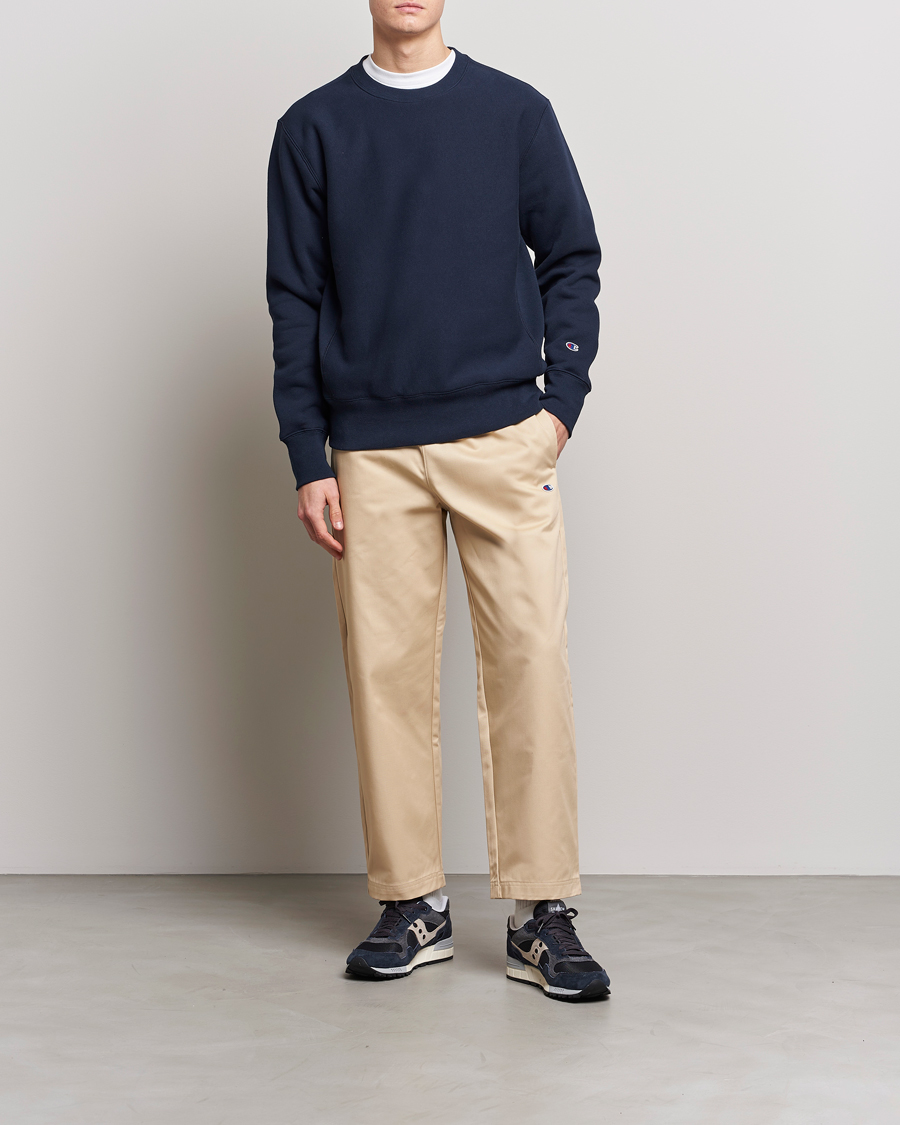 Hombres | Pantalones | Champion | Straight Fit Twill Drawstring Pants Irish Cream