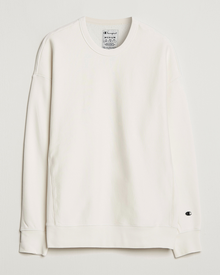 Hombres | Jerséis y prendas de punto | Champion | Heritage Garment Dyed Sweatshirt Egret