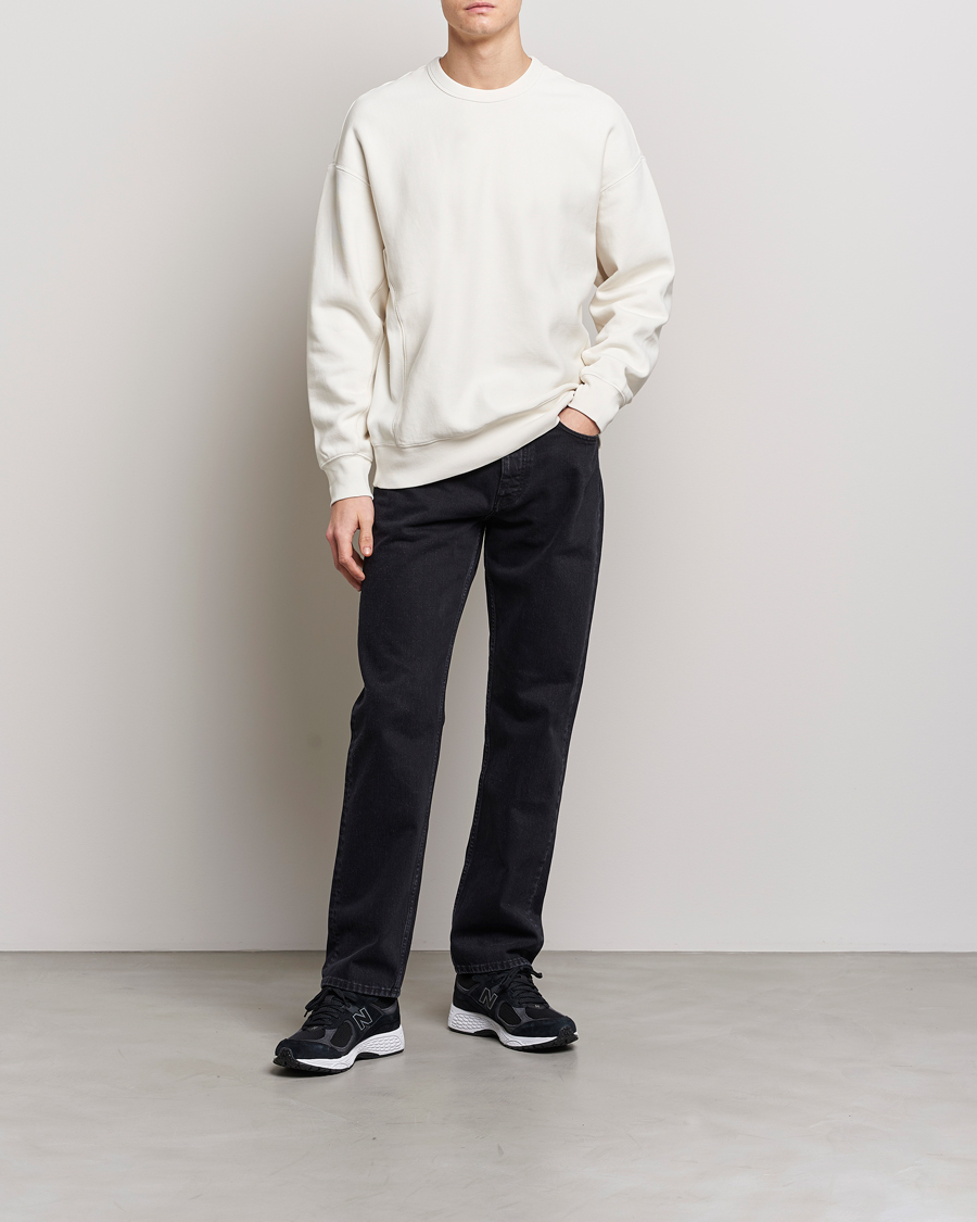 Hombres | Jerséis y prendas de punto | Champion | Heritage Garment Dyed Sweatshirt Egret