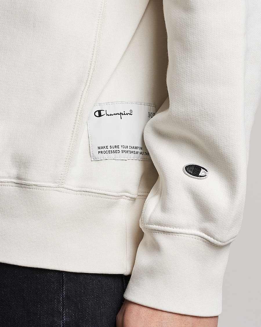Hombres | Jerséis y prendas de punto | Champion | Heritage Garment Dyed Sweatshirt Egret