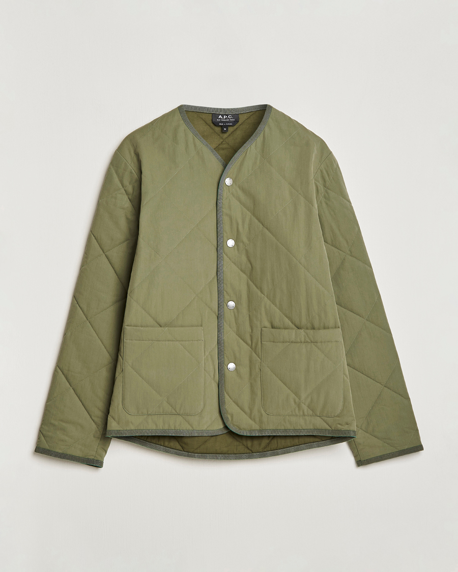 Hombres | Abrigos y chaquetas | A.P.C. | Julien Quilted Jacket Olive