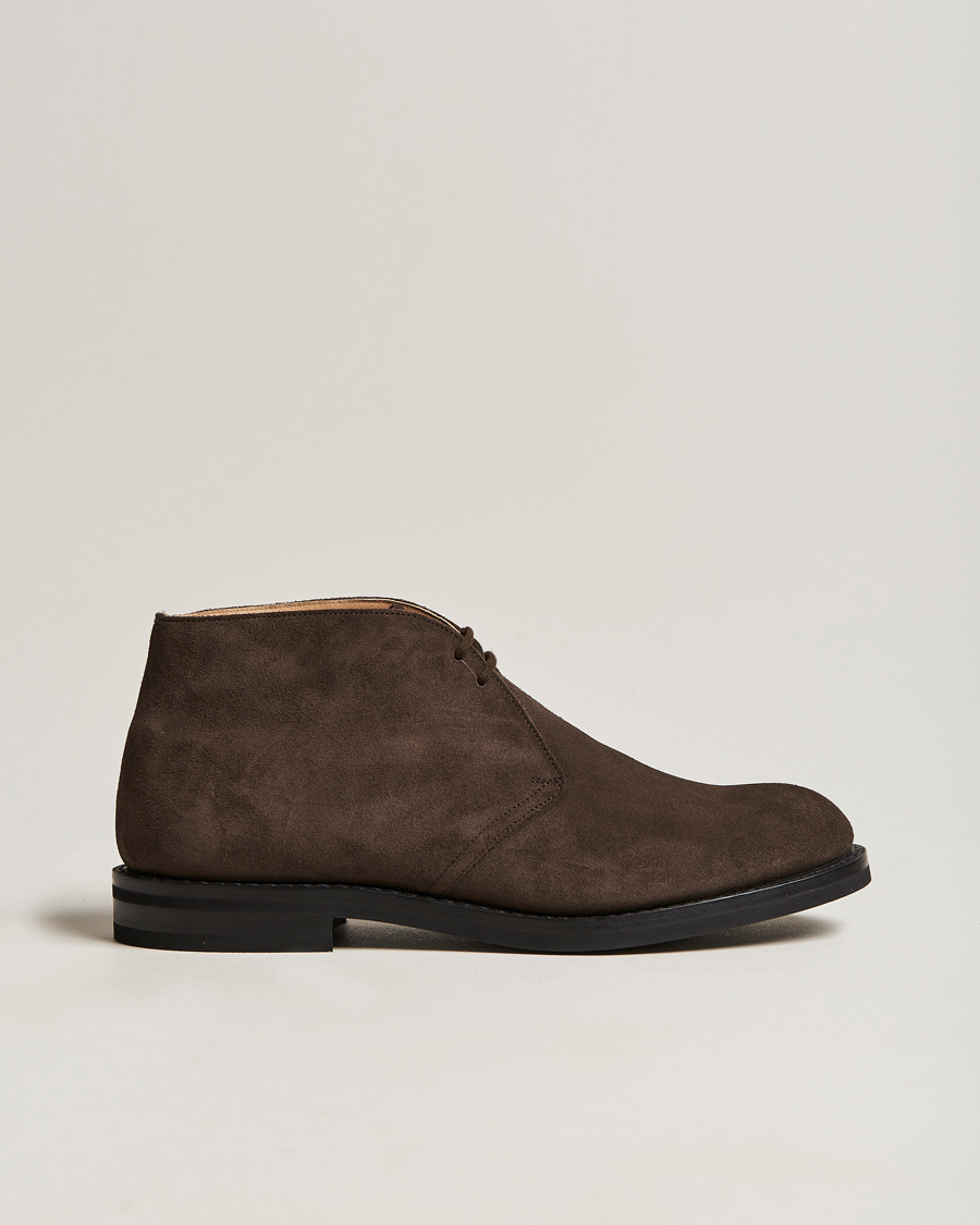 Hombres | Botas | Church's | Ryder Desert Boots Dark Brown Suede