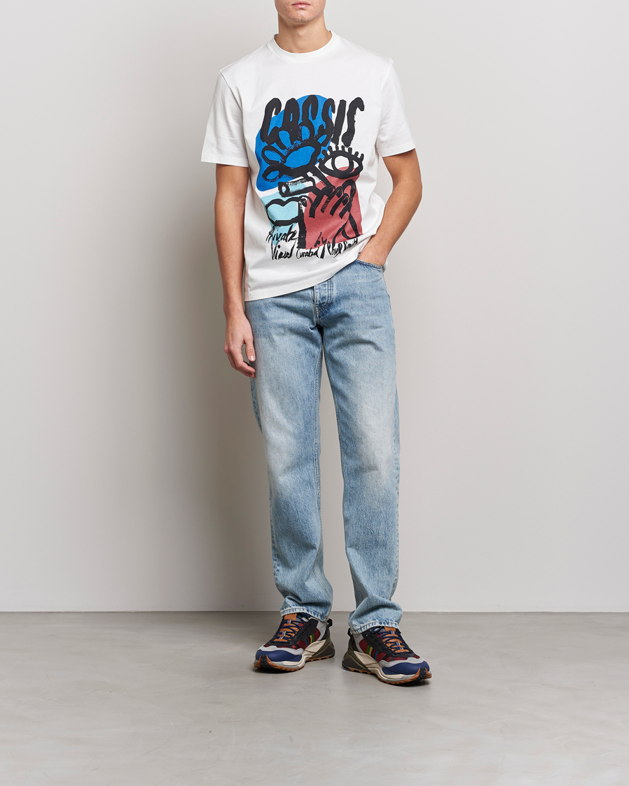 Hombres | Camisetas | Paul Smith | Cassis Print T-Shirt White