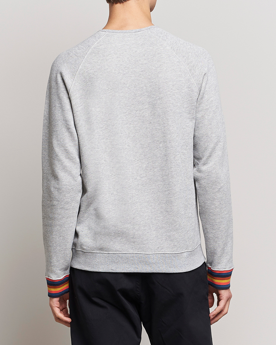 Hombres | Paul Smith Bright Stripe Sweatshirt Grey | Paul Smith | Bright Stripe Sweatshirt Grey
