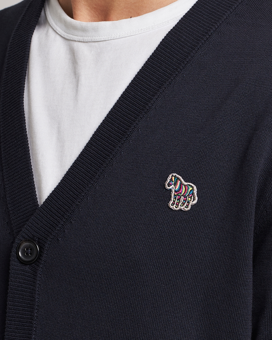 Hombres | Jerséis y prendas de punto | PS Paul Smith | Zebra Cardigan Navy