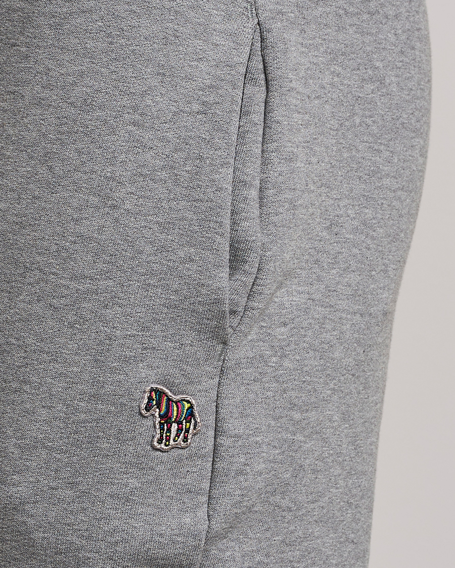 Hombres | Pantalones | PS Paul Smith | Zebra Organic Cotton Sweatpants Grey Melange