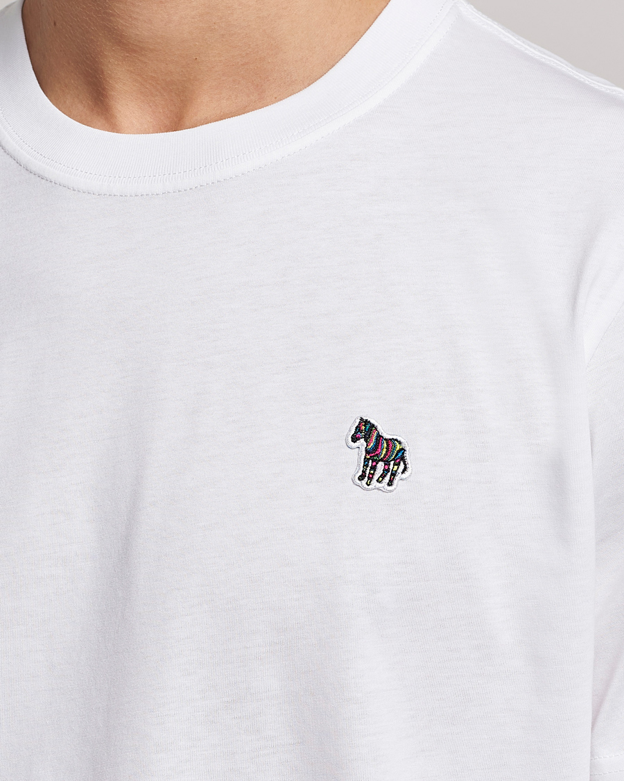 Hombres | Camisetas | PS Paul Smith | Organic Cotton Zebra T-Shirt White