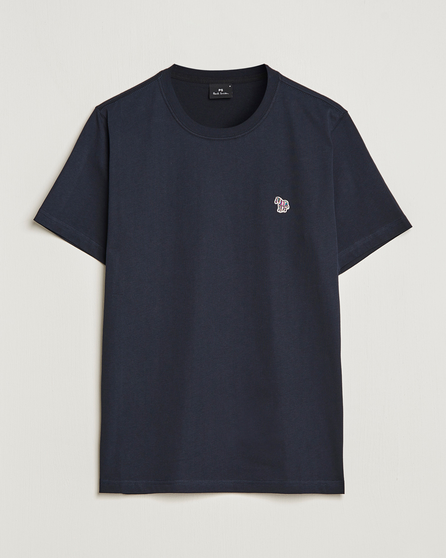 Hombres | Camisetas | PS Paul Smith | Organic Cotton Zebra T-Shirt Navy