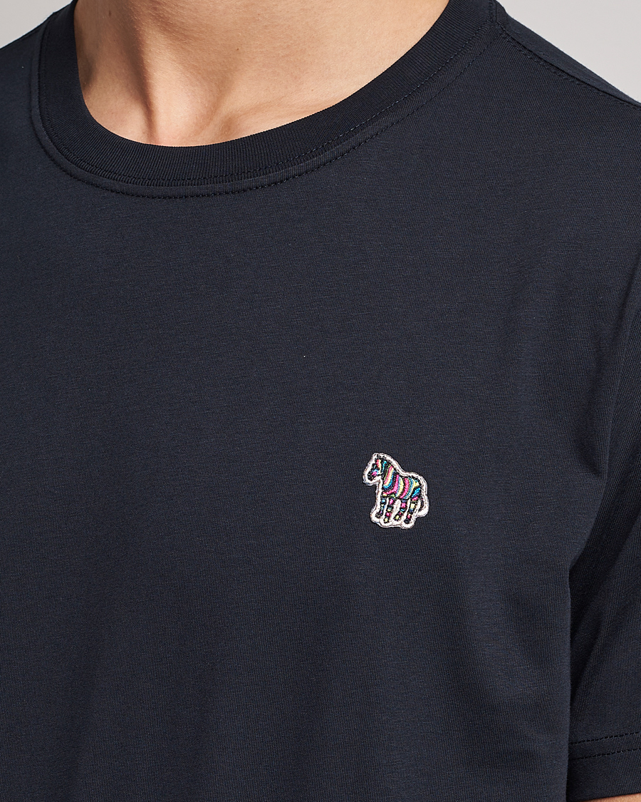 Hombres | Camisetas | PS Paul Smith | Organic Cotton Zebra T-Shirt Navy
