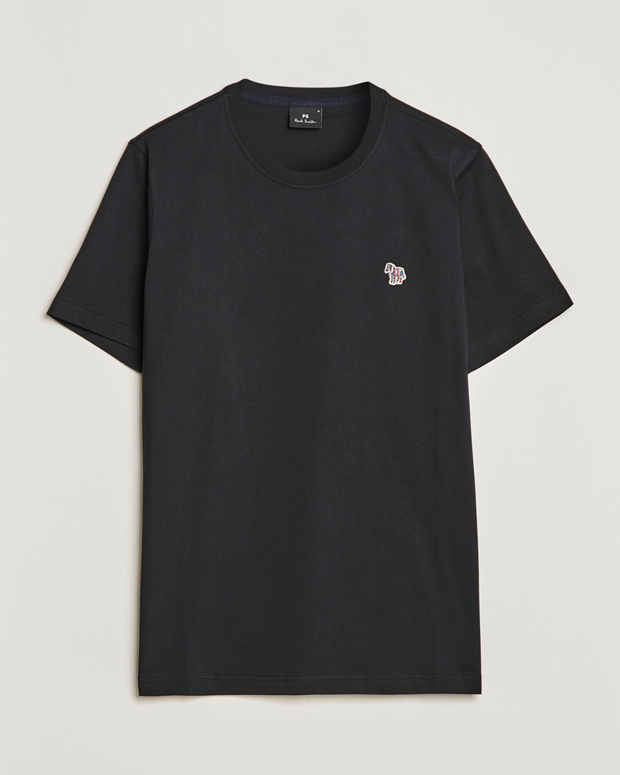Hombres | Camisetas | PS Paul Smith | Classic Organic Cotton Zebra T-Shirt Black