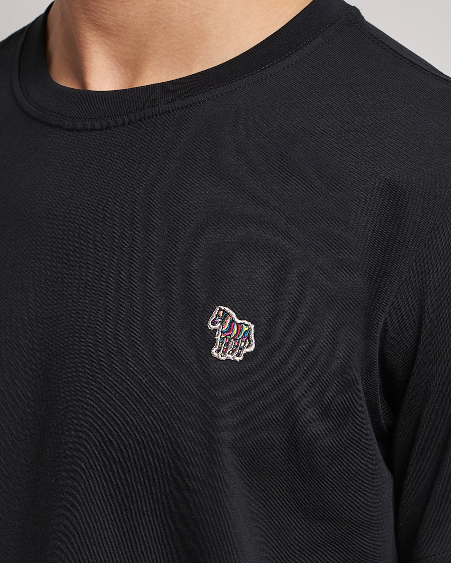 Hombres | Camisetas | PS Paul Smith | Classic Organic Cotton Zebra T-Shirt Black
