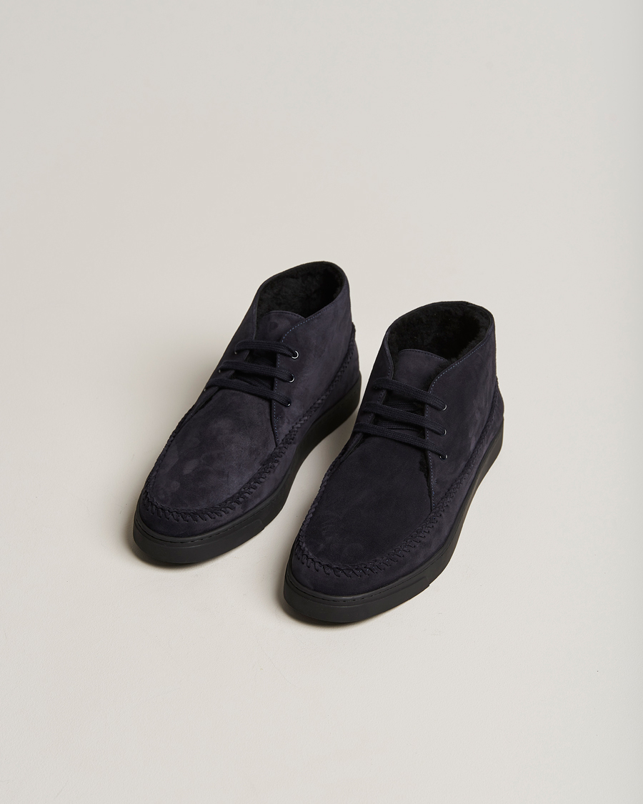 Hombres | Giorgio Armani Chukka Boots Navy | Giorgio Armani | Chukka Boots Navy