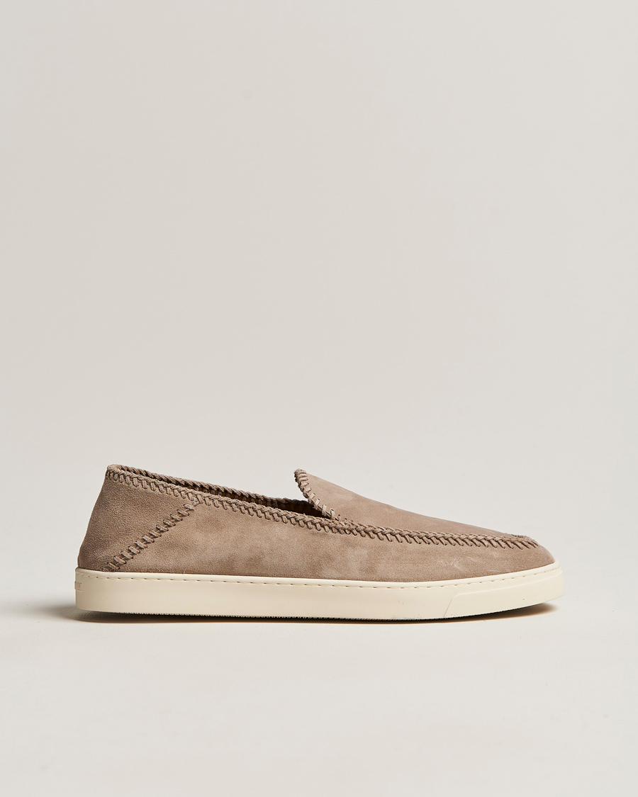 Hombres | Giorgio Armani Soft Suede Loafers Sand | Giorgio Armani | Soft Suede Loafers Sand