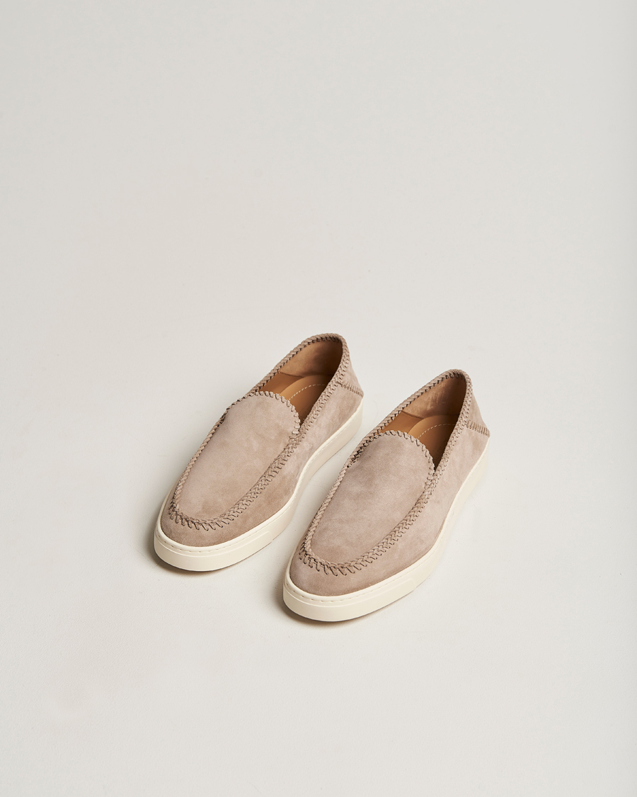 Hombres | Giorgio Armani Soft Suede Loafers Sand | Giorgio Armani | Soft Suede Loafers Sand
