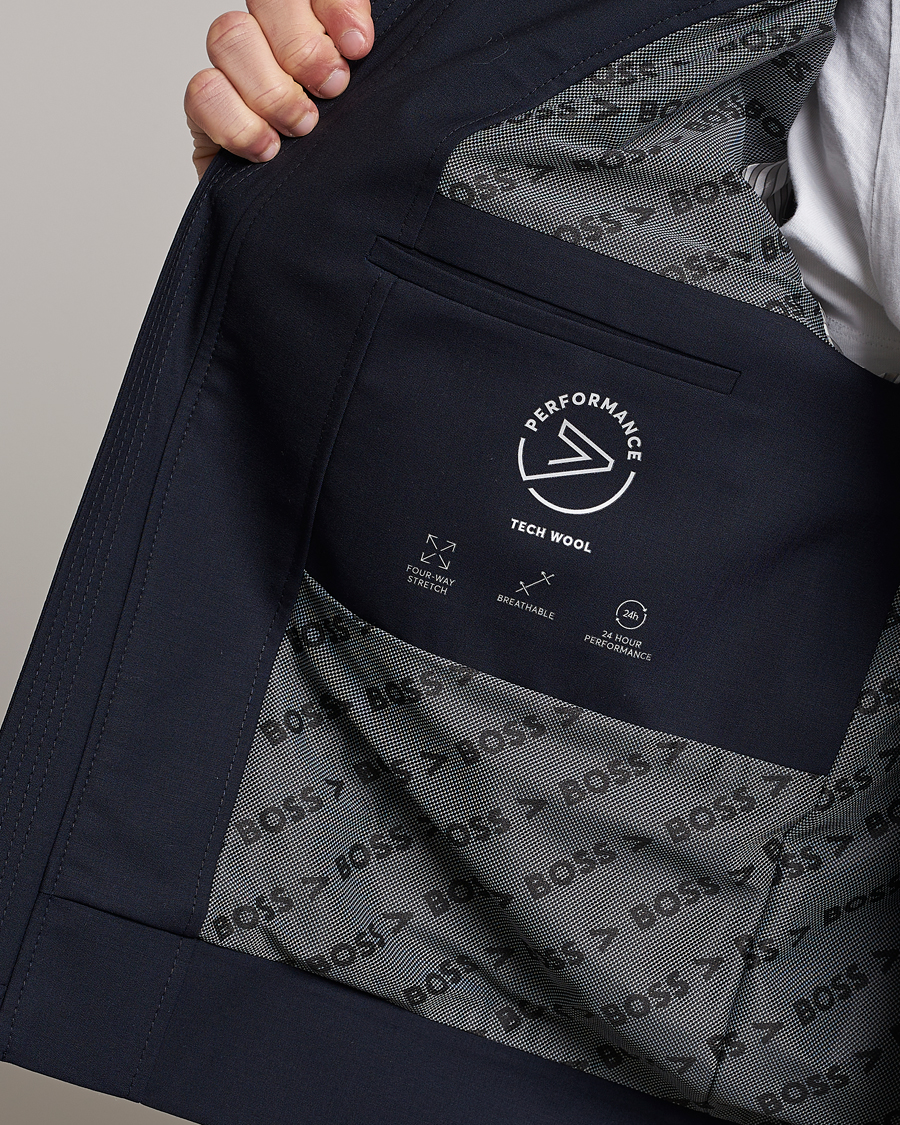 Hombres | Abrigos y chaquetas | BOSS BLACK | Hanry Wing Jacket Dark Blue