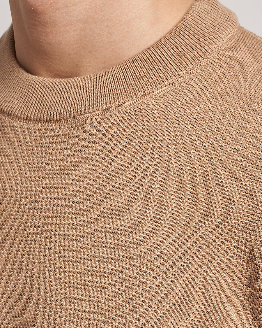 Hombres | Jerséis y prendas de punto | BOSS BLACK | Ecaio Knitted Sweater Medium Beige