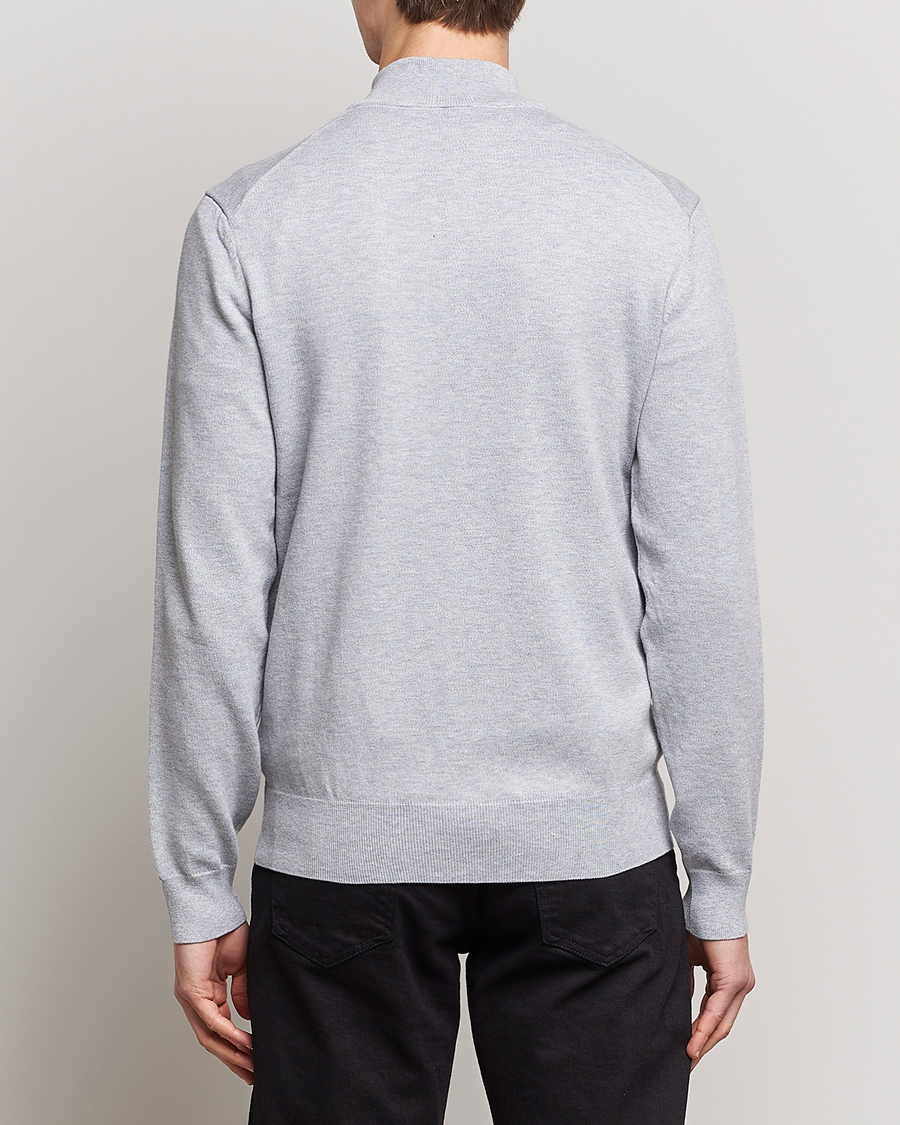Hombres | Jerséis y prendas de punto | BOSS BLACK | Palano Knitted Full-Zip Silver