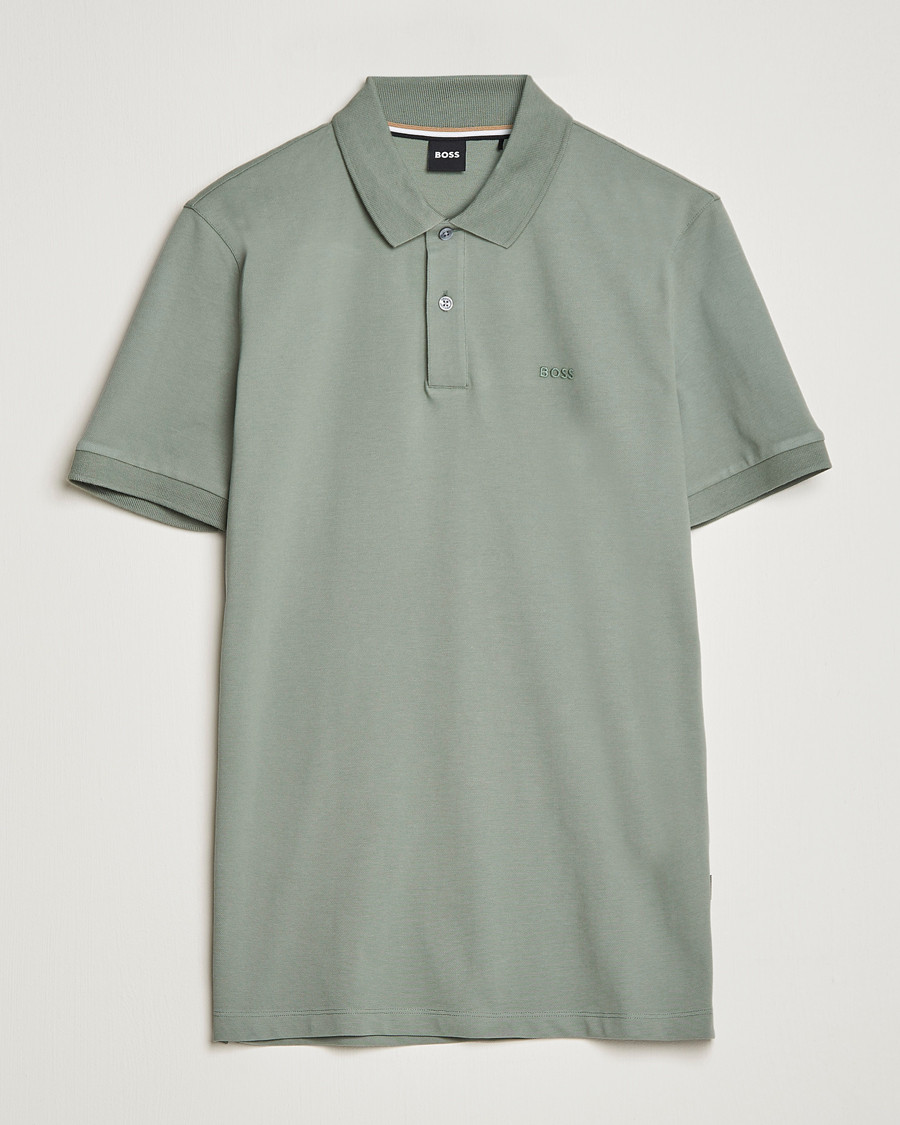 Hombres | Polos | BOSS BLACK | Pallas Polo Open Green