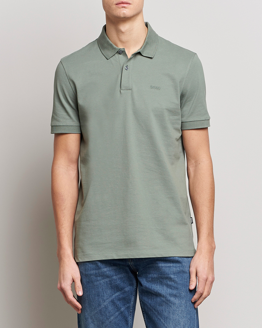 Hombres | Polos | BOSS BLACK | Pallas Polo Open Green