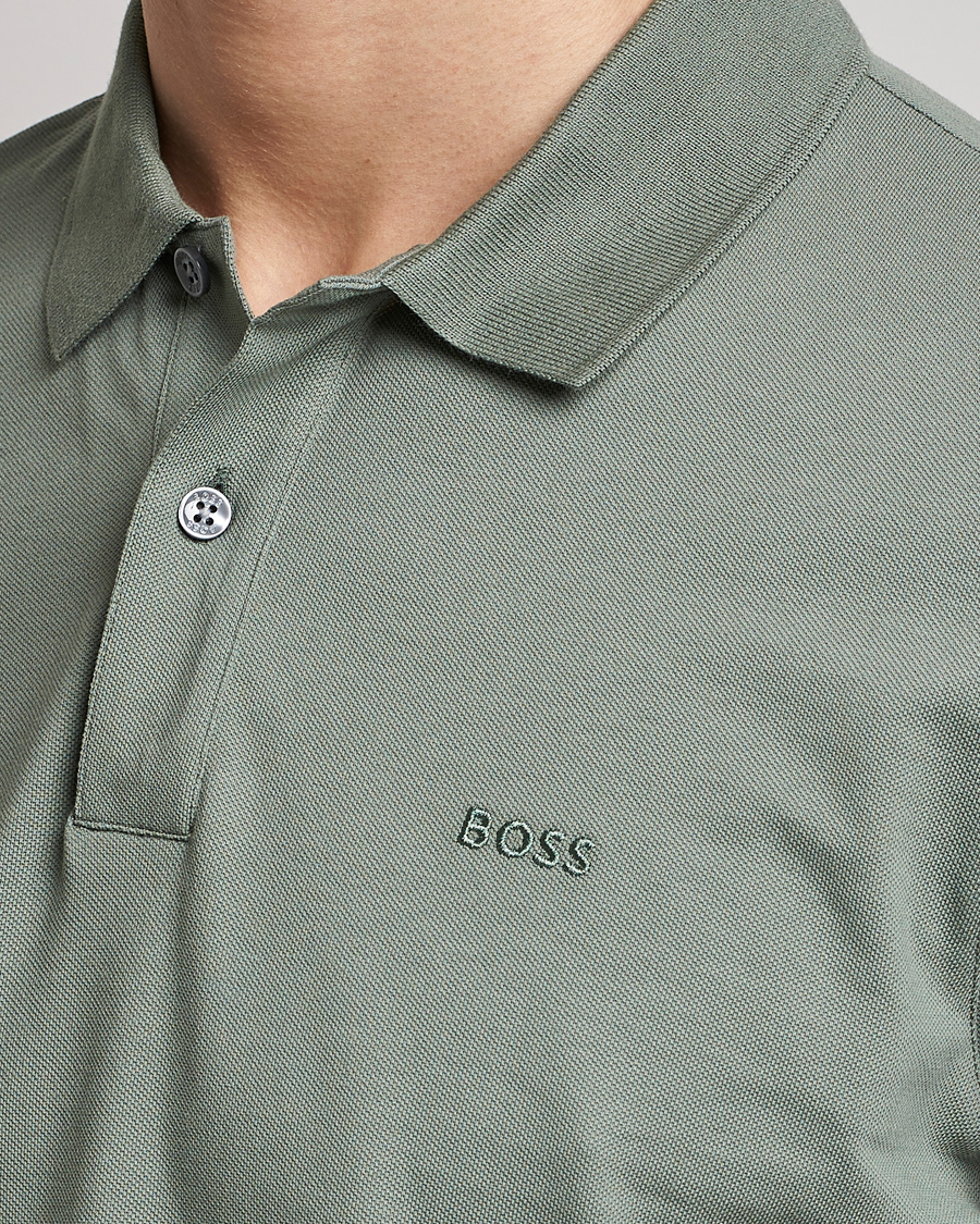 Hombres | Polos | BOSS BLACK | Pallas Polo Open Green