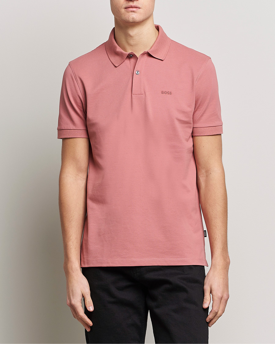 Hombres | Polos | BOSS BLACK | Pallas Polo Open Pink