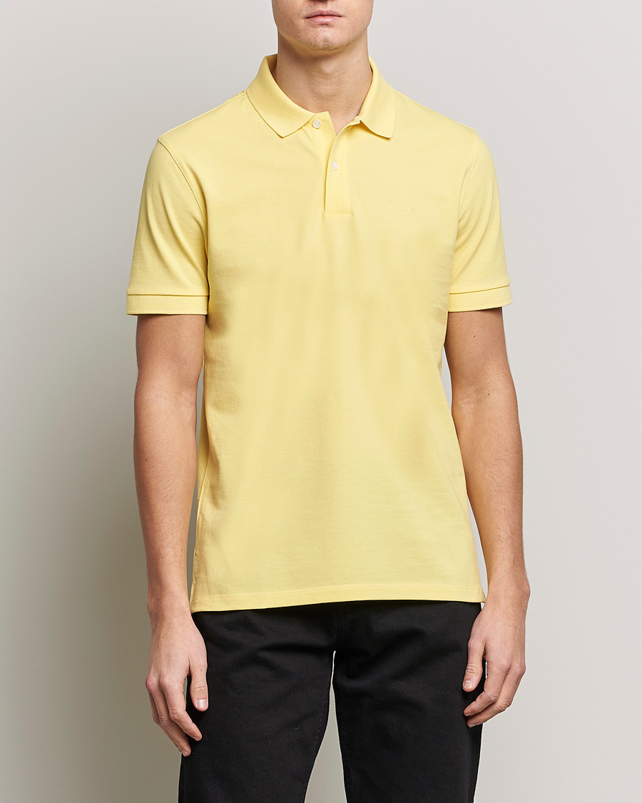 Hombres | Polos | BOSS BLACK | Pallas Polo Bright Yellow