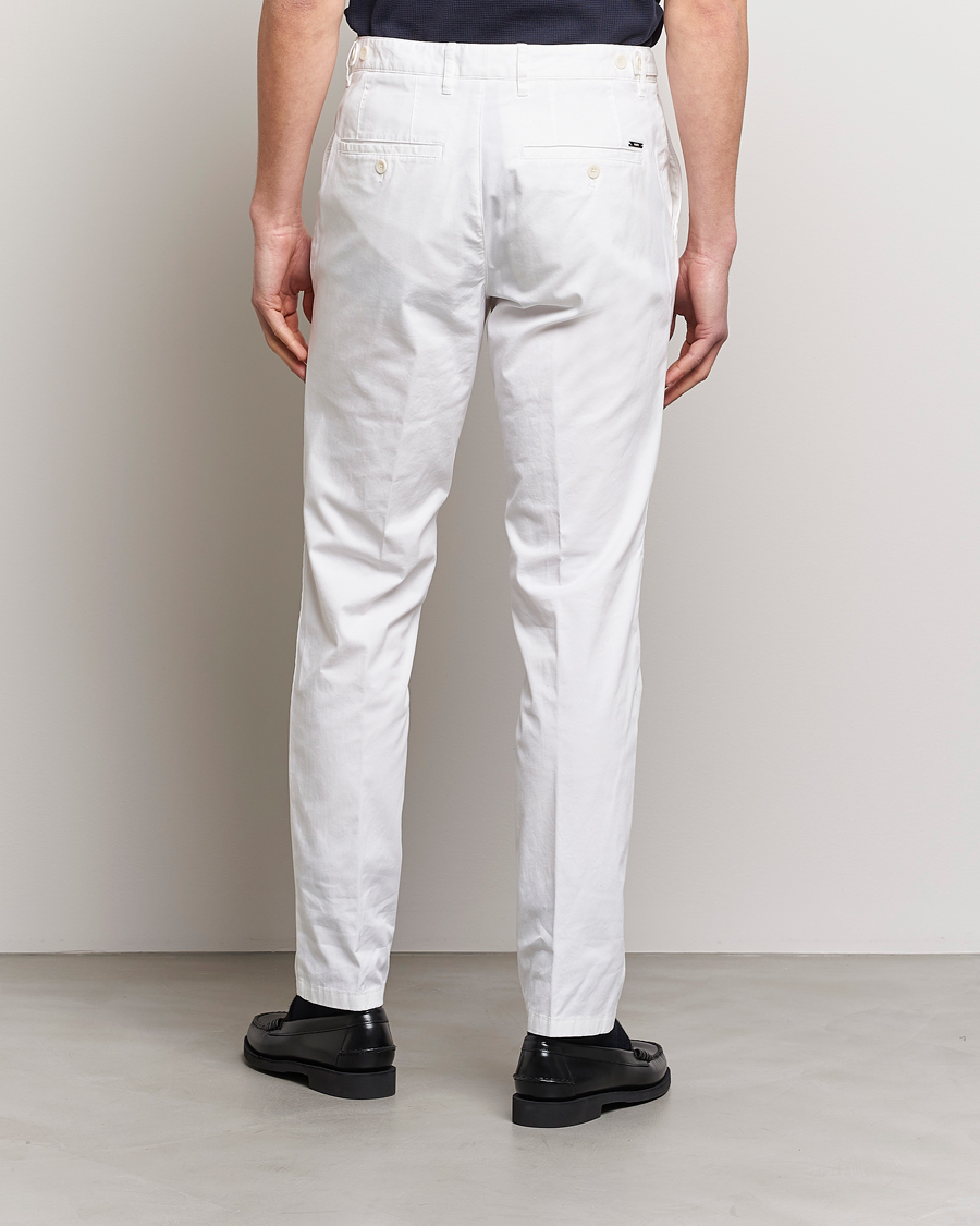 Hombres | Pantalones | BOSS BLACK | Genius Cotton Trousers White