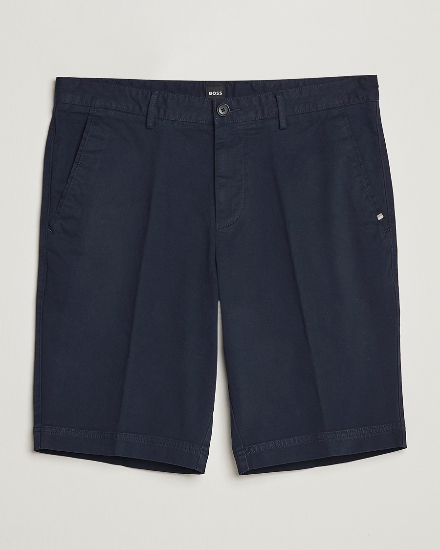 Hombres | Pantalones cortos | BOSS BLACK | Slice Chino Shorts Dark Blue