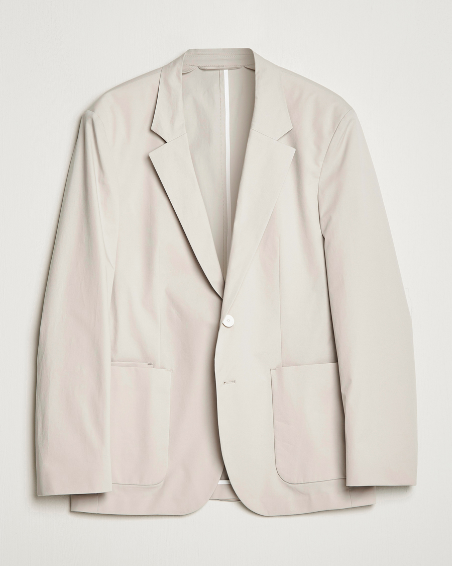 Hombres | Blazers | HUGO | Haero Cotton Patch Pocket Blazer Light Beiege