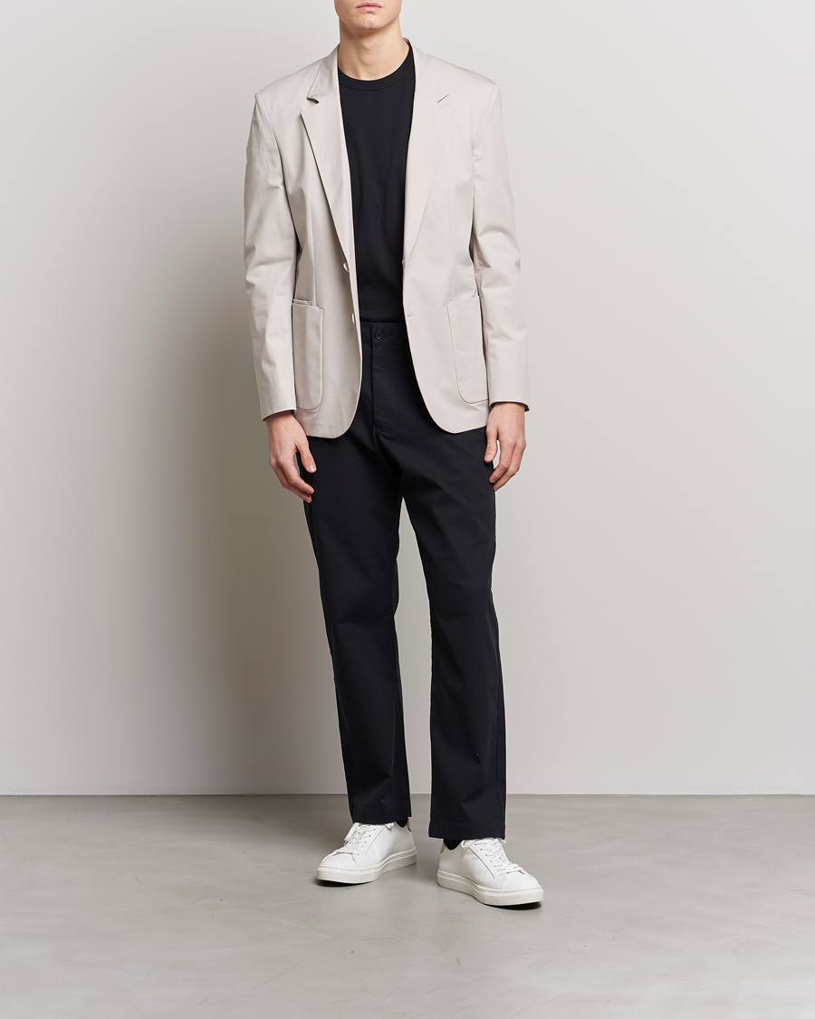 Hombres | Blazers | HUGO | Haero Cotton Patch Pocket Blazer Light Beiege