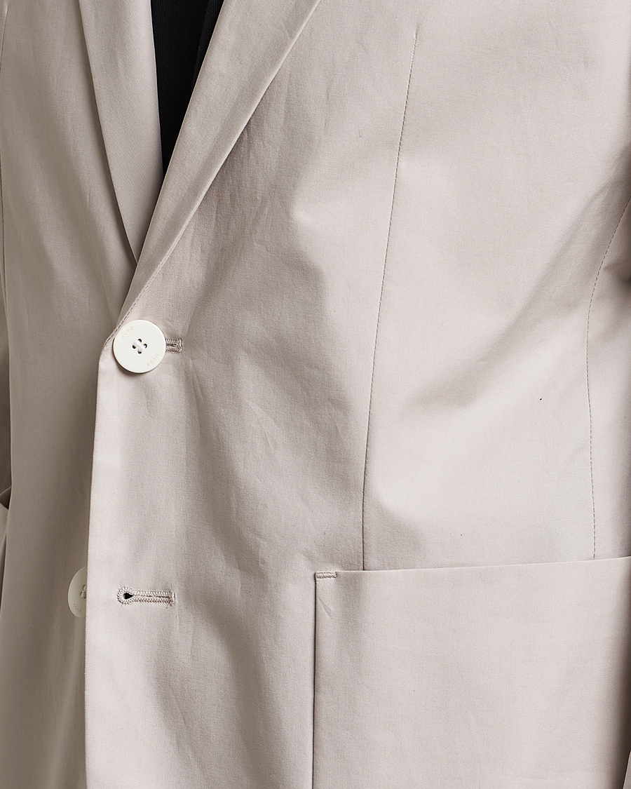 Hombres | Blazers | HUGO | Haero Cotton Patch Pocket Blazer Light Beiege