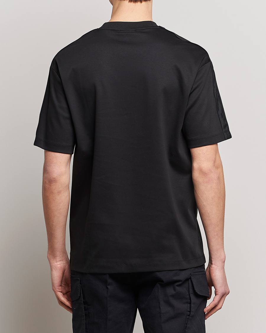 Hombres | Camisetas | HUGO | Dalix Logo Crew Neck T-Shirt Black