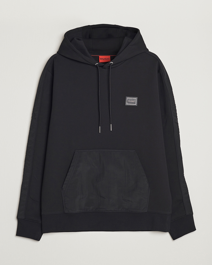 Hombres | Jerséis y prendas de punto | HUGO | Daulo Logo Hoodie Black