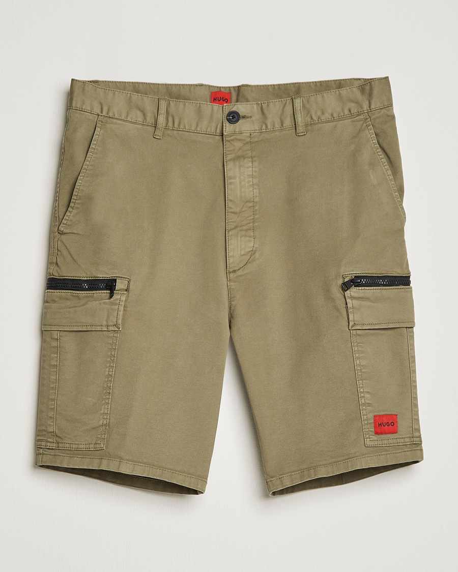 Hombres | Pantalones cortos | HUGO | Johny Cargo Shorts Open Green