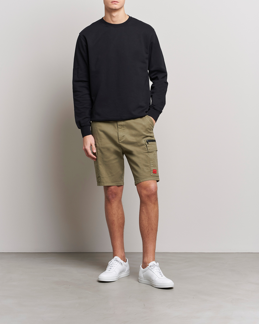 Hombres | Pantalones cortos | HUGO | Johny Cargo Shorts Open Green