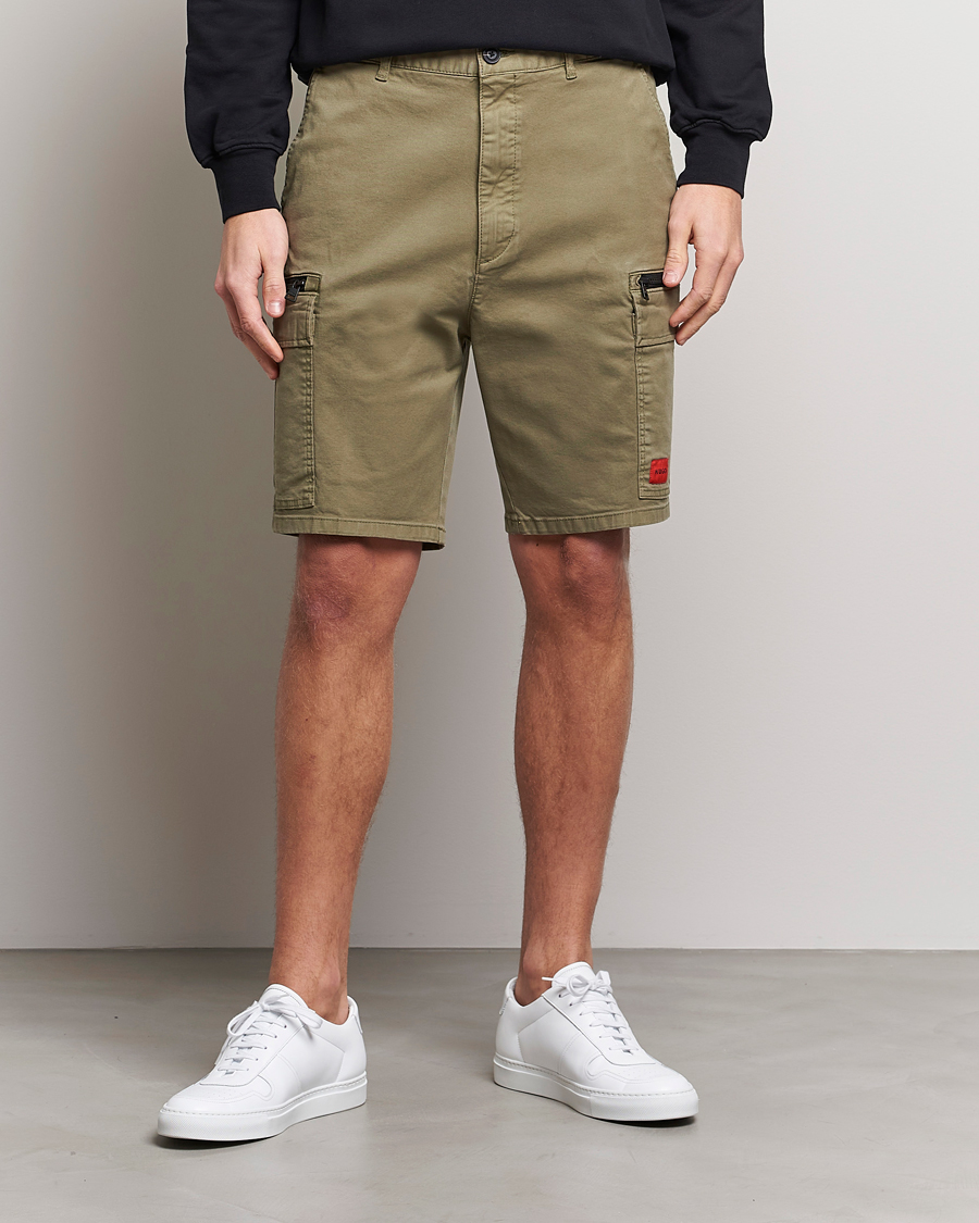 Hombres | Pantalones cortos | HUGO | Johny Cargo Shorts Open Green