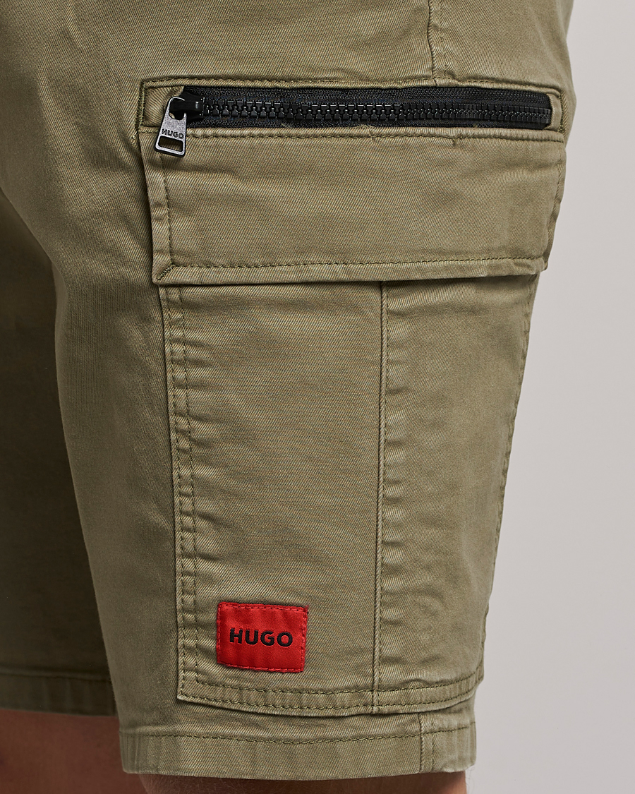 Hombres | Pantalones cortos | HUGO | Johny Cargo Shorts Open Green